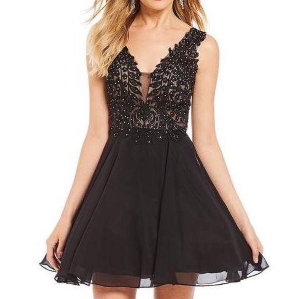 GB Black Homecoming Dress